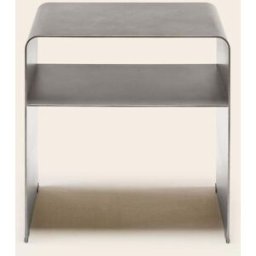 MADURA Table De Chevet Talika Canon de fusil - GRIS 45xP32xH45 cm