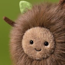 Jellycat Peluche Amuseable Mulshi Châtaigne (13 cm)