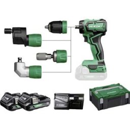 Perceuse-visseuse sans fil HiKOKI DS18DDQWRZ 18 V 2.0 Ah Li-Ion + 2 batteries, + chargeur, + mallette