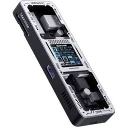 Dockcase Station daccueil USB-C® DPR71S-EB Convient pour les marques: universel écran intégré, avec fonction de chargement, alimentation USB-C®, lecteur de