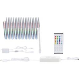 71201 MaxLED Paulmann Home Bandeau LED (kit de démarrage) 27 W RVBB blanc, transparent(e)