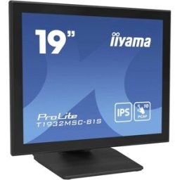 IIYAMA ProLite T1932MSC-B1S Moniteur tactile CEE: E (A - G) 48.3 cm (19 pouces) 1280 x 1024 pixels 5:4 14 ms HDMI™, DisplayPort, Audio-Line-out, VGA IPS LCD