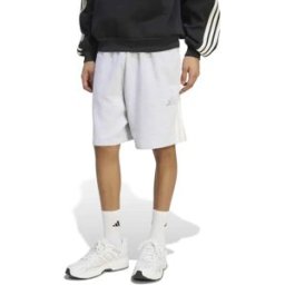 Adidas Short Kit 3 Stripes 9´´ Light Grey Heather / Off White 2XL Homme