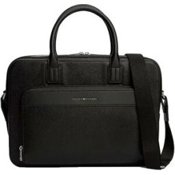 Tommy Hilfiger Sacoche Pour Ordinateur Portable Central Slim Black One Size unisex
