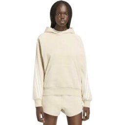 Adidas Sweat à Capuche Kit 3 Stripes Crystal Linen / Off White 2XL Femme
