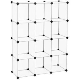 SONGMICS Meuble modulable 12 casiers