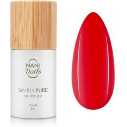 NaniNails Simly Pure vernis à ongles gel lampe UV/LED teinte Fresh Red 5 ml