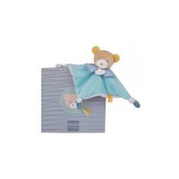 Doudou et Compagnie Maé l'Ours Doudou Carré (1 Doudou + 1 Boîte) - Boîte 1 doudou
