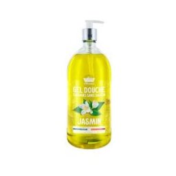 Les Petits Bains de Provence Gel Douche Surgras Jasmin 1 L - Flacon-Pompe 1000 ml