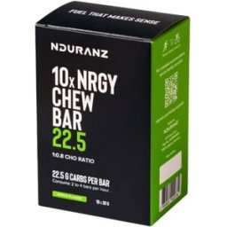 Nduranz Boîte De Barres énergétiques à Mâcher Nrgy 22.5 Pomme 30g 10 Unités