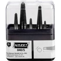 Set dextracteurs de vis 5 pièces Hazet 840/5 M4 - M18 1 set
