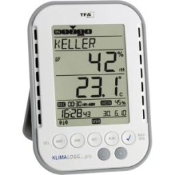 TFA Dostmann KlimaLogg Pro Hygromètre 1 % HR 99 % HR enregistreur de données + interface USB, Affichage anti-moisissure/point de rosée