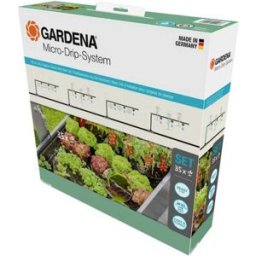 GARDENA Micro-Drip System 13455-20 Set darrosage complet Lit surélevé/lit (35 plantes) Ø 13 mm (1/2)