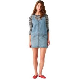 Levi´s ® Robe Courte Sans Manches Mini Zip Dress Not The Same S Femme