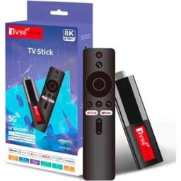 Tx Lecteur Multimédia Tv98 Atv Mini 8k H618 2gb/16gb Wifi Dual Android 14-android Tv Black One Size unisex