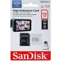 SanDisk Carte Sd Sdsqqnr-512g-gn6ia 512gb Microsdxc Class 10 Black One Size unisex