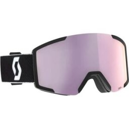 Scott Masque De Ski Shield+extra Lens Black / White Amplifier Lavender Chrome/CAT3 Homme,Femme