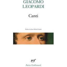 Canti Giacomo Leopardi Gallimard