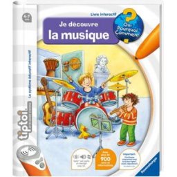 Ravensburger - tiptoi® - Livre interactif - Je découvre la musique - Jeu éducatif électronique, sans inka friese Ravensburger