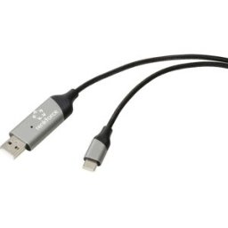Renkforce Câble Data Link USB 2.0 USB-C® mâle, USB-A mâle 2.00 m noir RF-7116126