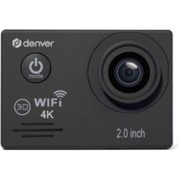 Denver ACK-8064 Caméra sport 4K, WiFi, protégé contre les projections deau