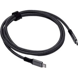 Akyga Câble USB Thunderbolt™ 3 Fiche mâle Thunderbolt, Fiche mâle Thunderbolt 1.50 m noir structure symétrique AK-USB-34