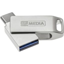 MyMEDIA My Dual USB 3.2 Gen 1 /USB C Drive 16GB Clé USB 16 GB argent 69268 USB 3.1 (Gen 1), USB-C®