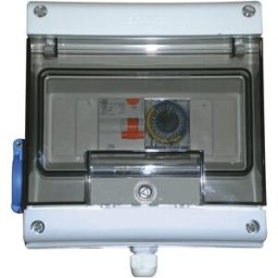 Productos Qp Boîte à Fusibles 0.75-1.5hp Mono + Plug + 2m Cable