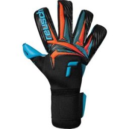 Reusch Gants De Gardien De But Attrakt Aqua Evolution Black / Shock Orange / Aqua Blu 8 unisex