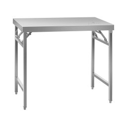 Table ronde en inox - ECO - 60 x 100 cm - 200 kg - pliable - Royal Catering
