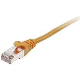 Equip 605576 RJ45 Câble réseau, câble patch CAT 6 S/FTP 10.00 m orange contacts dorés 1 pc(s)