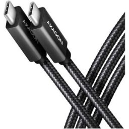 AXAGON Câble USB-C USB 3.2 Gen2 USB-C® mâle 1 m noir contacts dorés BUCM32-CM10AB