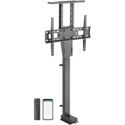 My Wall HP63-2L Support TV réglable en hauteur 94,0 cm (37) - 165,1 cm (65) réglable en hauteur, avec motorisation électrique, motorisé, sur pied, commande par