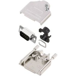 MH Connectors MHDTZK9-DM9P-K Kit embase SUB-D mâle 180 ° Nombre de pôles: 9 fût à souder 1 pc(s)