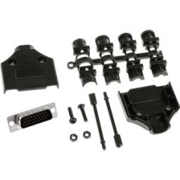 MH Connectors MHDTPPK15HD26MSK Kit embase SUB-D mâle 180 ° Nombre de pôles: 15 fût à souder 1 pc(s)