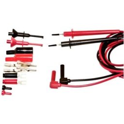 Mueller Electric 110004 Set adaptateur prise de test 110004 rouge, noir 1 set