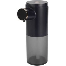 INF Distributeur de Savon Mousse Automatique - Rechargeable, Sans Contact avec Affichage Température & Batterie Bleu marine