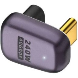 INF Adaptateur USB-C Multifonctionnel 240W : Transfert de Données 40Gbps & Vidéo 8K, Design en U