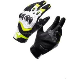 INF Gants de cyclisme plein doigt en fibre de carbone x2 - Protection des articulations en TPU, respirants et écran tactile Vert