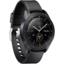 INF Bracelet pour Samsung Galaxy Watch 42 mm en silicone (S) Le noir