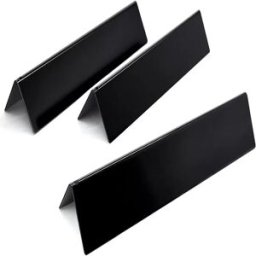 INF Plaques de chaleur pour gril 3 pièces pour Weber Spirit série 200 - Noir