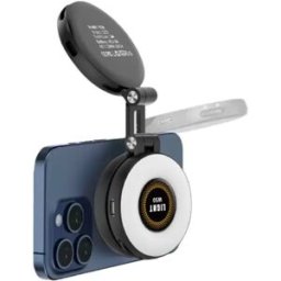 INF Éclairage LED Magnétique – Fill Light Portable 2W Rechargeable Clip-On avec Température 3 Couleurs (2700K-6500K), Rotation
