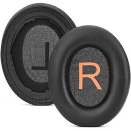 INF Coussinets d'oreille en cuir protéiné à mousse à mémoire (2 pièces) compatibles avec QCY H3S - Confort amélioré et