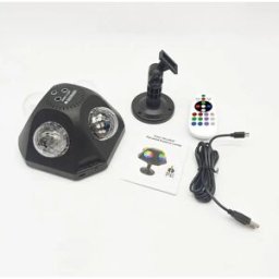 INF Projecteur de fête 360° RGB/RBW 15W - Prise US, Type-C, Télécommande, Laser Disco pour DJ KTV
