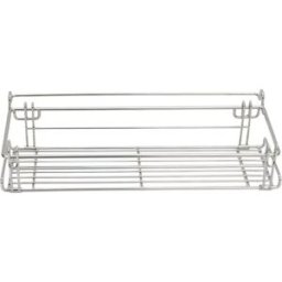 INF Support pliant en acier inox pour table IGT - Rack d'extension portable et étagère suspendue repliable
