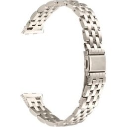 INF Bracelet métallique slim cinq perles en acier inoxydable compatible avec Huawei Band 11 / 11 Pro Lumière des étoiles