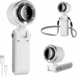 INF Ventilateur Pliable : Solution de Refroidissement Portable Blanc