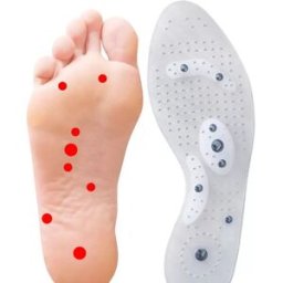 INF Semelles magnétiques pour hommes et femmes - Inserts de chaussures de massage L