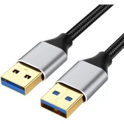INF Câble d'extension USB 3.0 mâle à mâle haute vitesse pour transfert de données 0,5 m