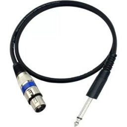 INF Câble Audio 6.5mm vers XLR - Connexion Microphone, Mixeur et Haut-Parleur 1 m